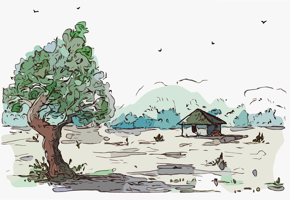 Enfants lisant sous un arbre